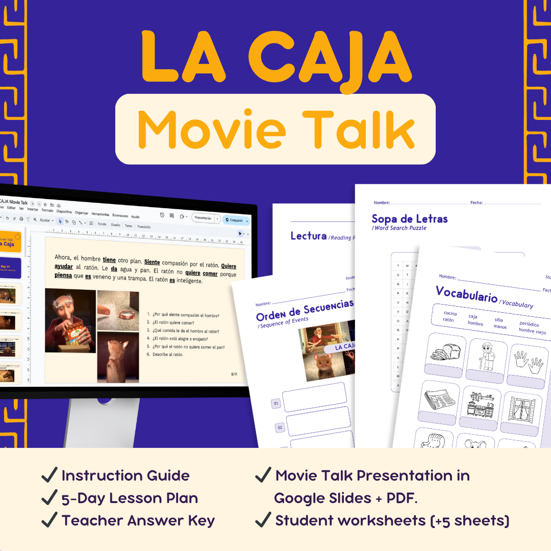 LA CAJA MovieTalk - 5-Day Lesson