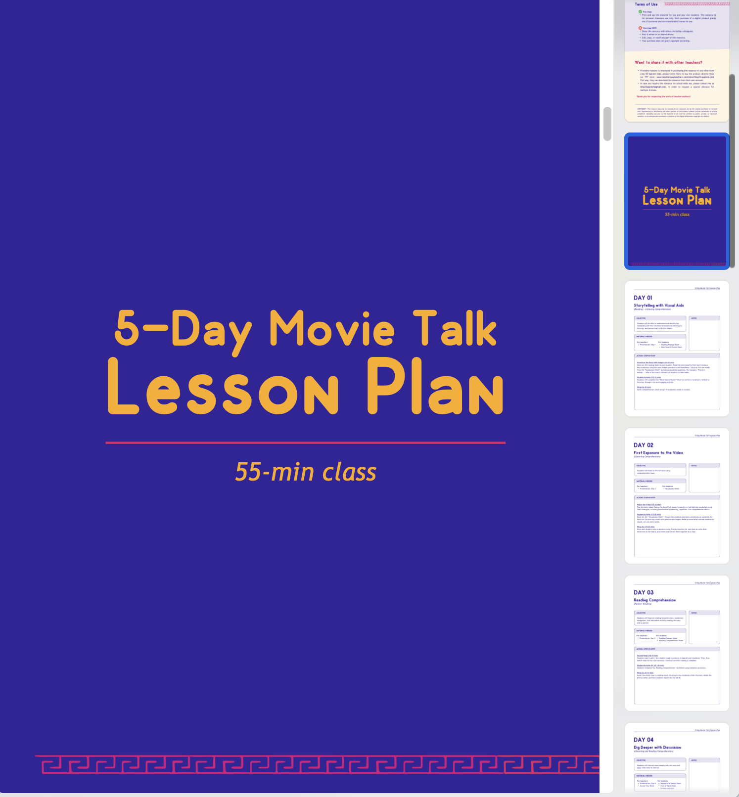 ATAQUE DE GALLETAS MovieTalk - 5-Day Lesson - Image 3