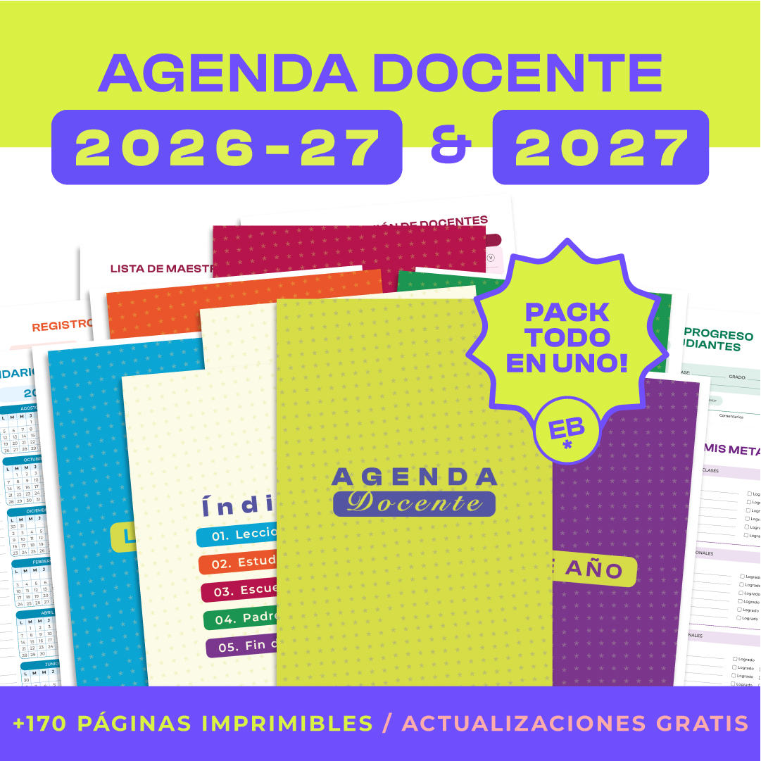 Agenda Docente *COMPLETO* 2026-2027